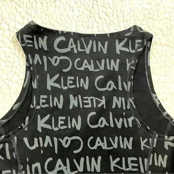 NWT Calvin Klein Perf Black Signature Zip Cotton Thong Snap Bodysuit Size M - Picture 8 of 13